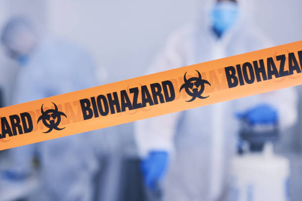 Professional Biohazard Cleanup technician working in San Carlos, CA